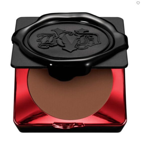 Kat Von D Lock-It Powder Foundation Refillable compact shade Rich Deep 225 NWT! - Picture 8 of 14